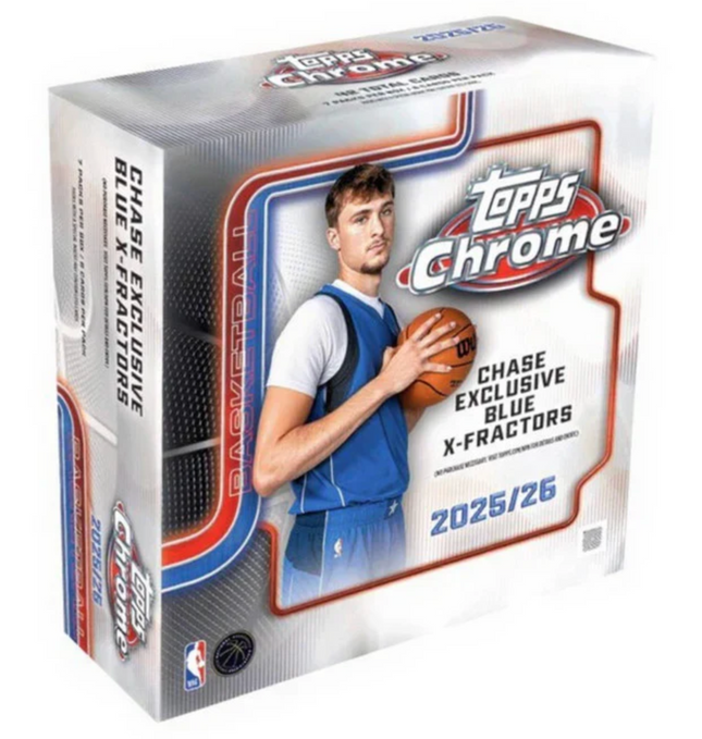 2025-26 Topps Chrome Basketball Mega Box for sale in new jersey