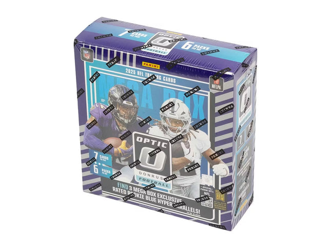 2025 Panini Donruss Optic Football Mega Box – Blue Hyper Parallels