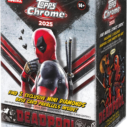 2025 Topps Chrome Deadpool Value Blaster Box