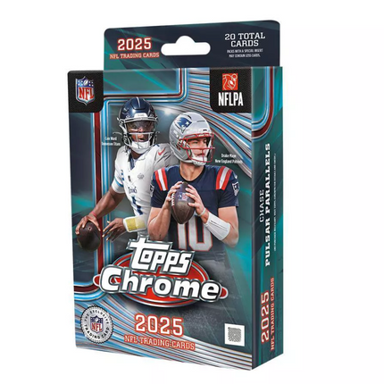 2025 Topps Chrome Football Hanger Box