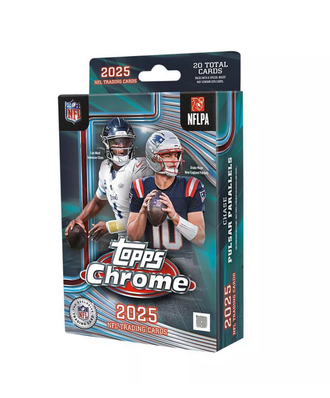 2025 Topps Chrome Football Hanger Box