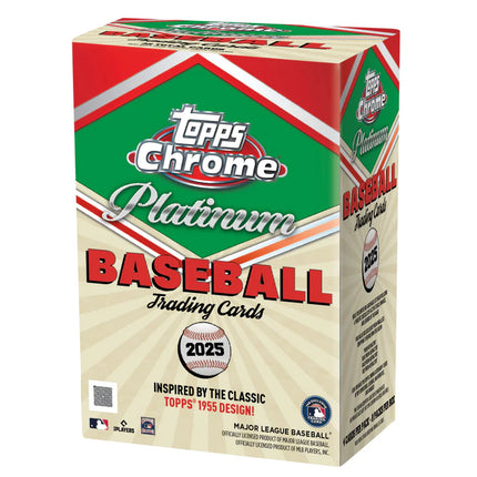 2025 Topps Chrome Platinum Anniversary Baseball Blaster Box –
