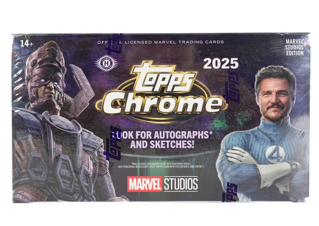2025 Topps Chrome Marvel Studios Hobby Box