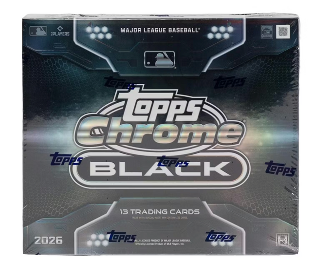 2026 Topps Chrome Black Baseball Hobby Box