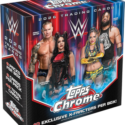 2026 Topps Chrome WWE Wrestling Mega Box