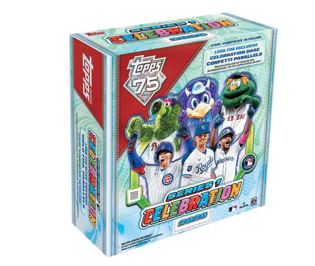 2026 Topps Series 1 Baseball Celebration Mega Box
