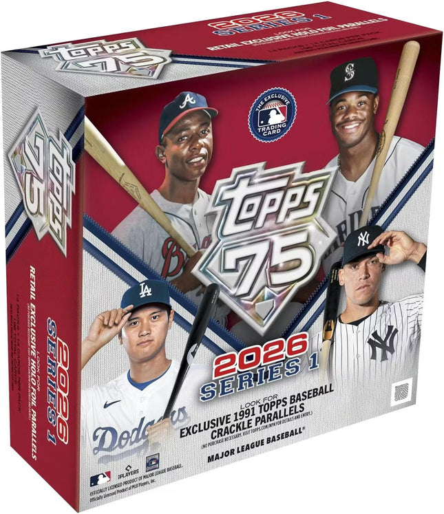 2026 Topps 75th Baseball Series 1 Mega Box