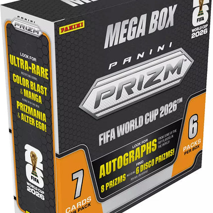 2026 Panini Prizm FIFA World Cup Soccer Mega Box