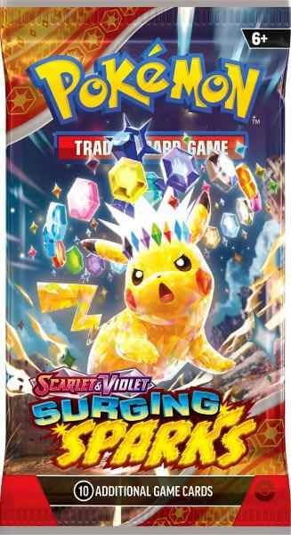 Pokémon Scarlet & Violet Surging Sparks Booster Pack – Random Artwork