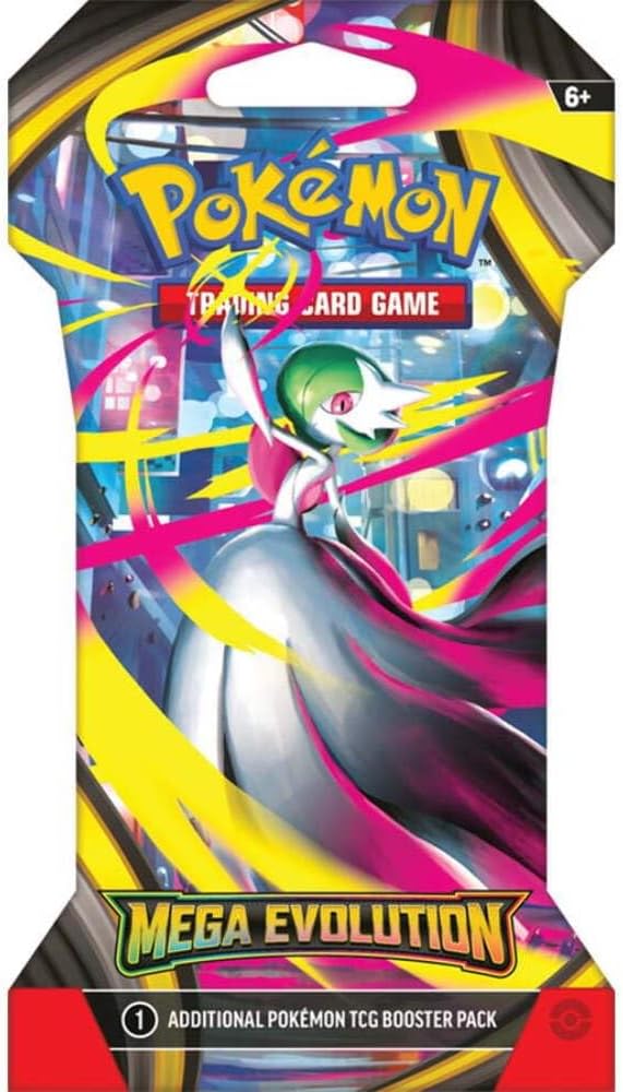 Pokémon Mega Evolution Sleeved Booster Pack – Random Artwork