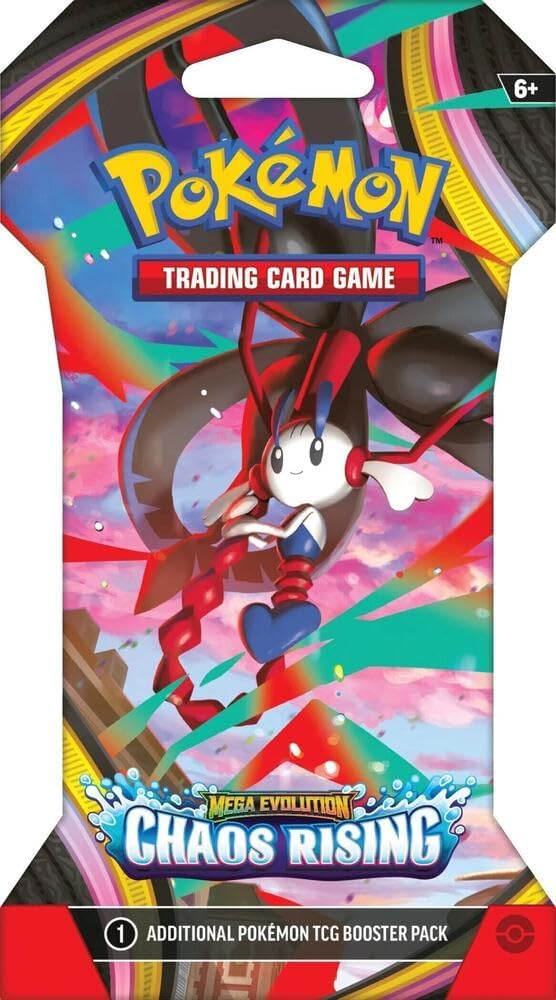 Pokémon Mega Evolution Chaos Rising Sleeved Booster Pack – Random Artwork