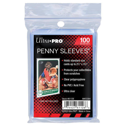 Ultra PRO Standard Penny Sleeves – 100 Count Pack