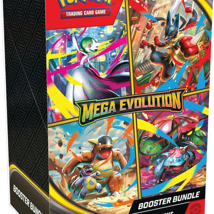 Pokémon Mega Evolution Booster Bundle – 6 Booster Packs Description: Unleash the power of Mega Evolution with the Pokémon Mega Evolution Booster Bundle (ME01)! This exciting expansion brings powerful Mega