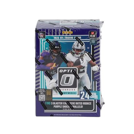 2025 Panini Donruss Optic Football Blaster Box – Purple Shock Parallels