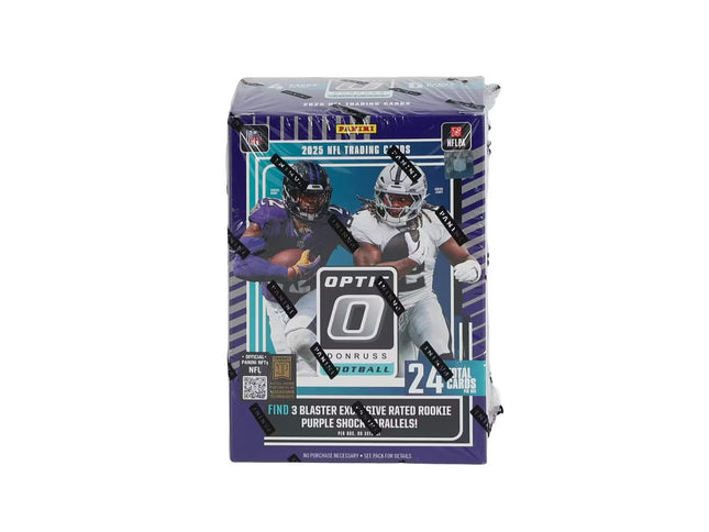 2025 Panini Donruss Optic Football Blaster Box – Purple Shock Parallels