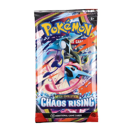 Mega Evolution Chaos Rising Sleeved Booster Pack – Random Artwork