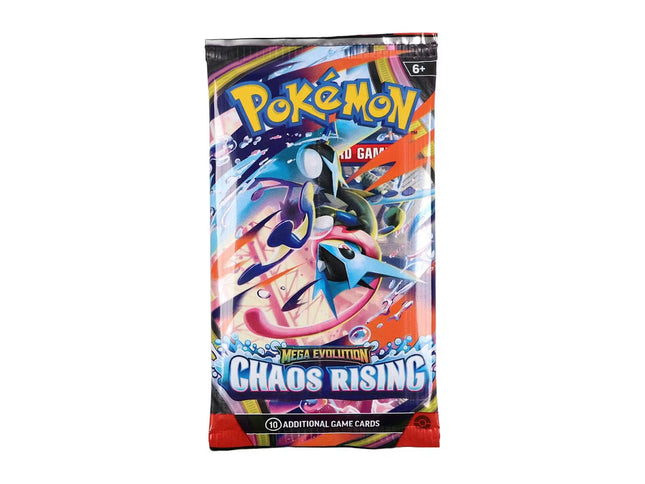 Mega Evolution Chaos Rising Sleeved Booster Pack – Random Artwork
