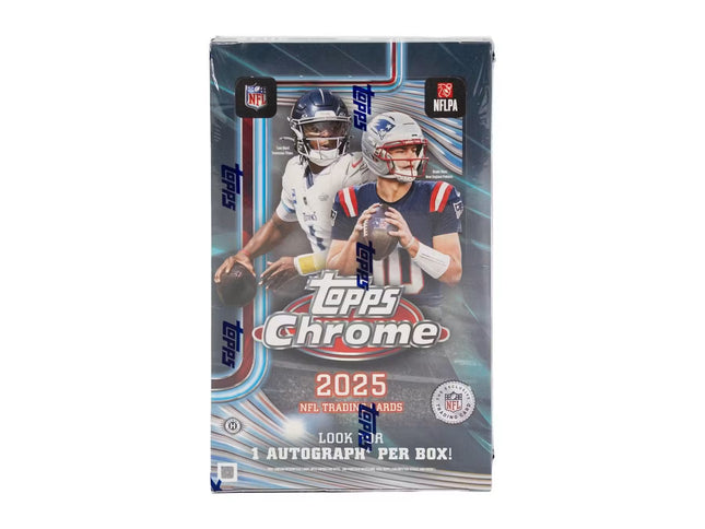 2025 Topps Chrome Football Hobby Box