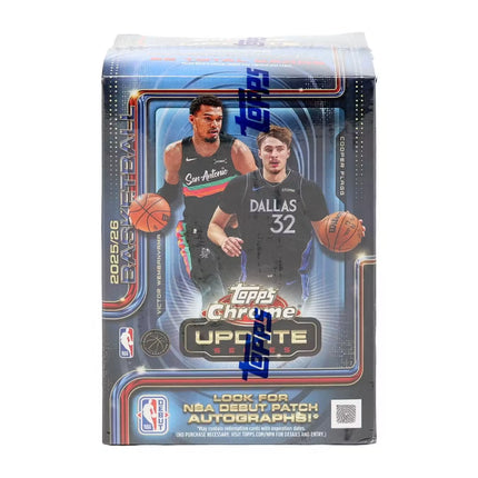 2025/26 Topps Chrome Update Series Basketball Blaster Box