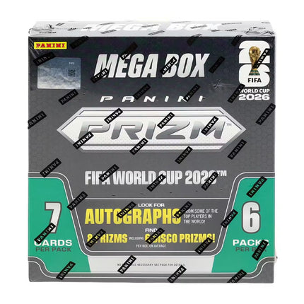 2026 Panini Prizm FIFA World Cup Soccer Mega Box