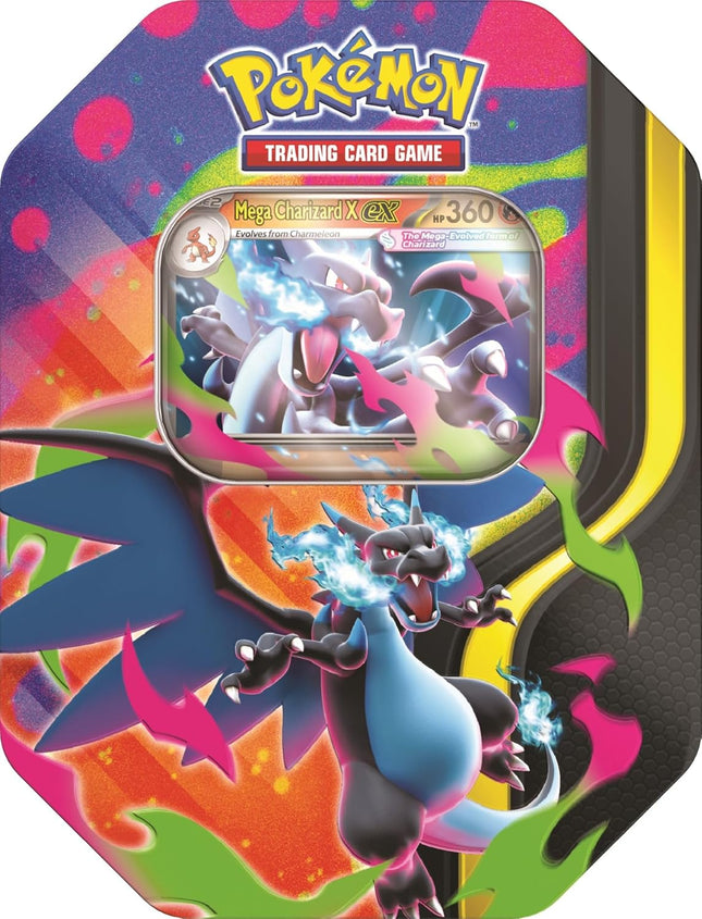Pokémon Mega Charizard ex Tin – Random Assorted