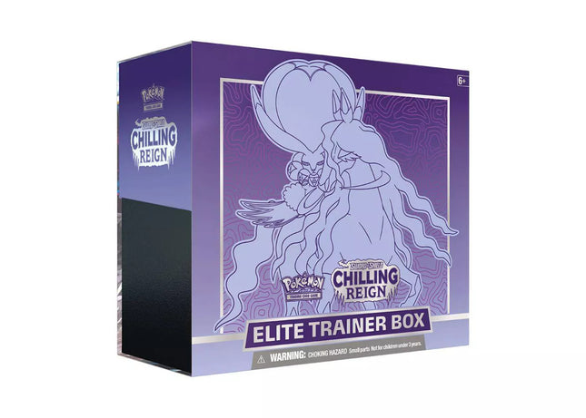 Pokémon Sword & Shield Chilling Reign Shadow Rider Calyrex Elite Trainer Box