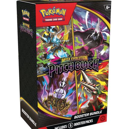 PRE-ORDER – Pokémon Mega Evolution Pitch Black Booster Bundle