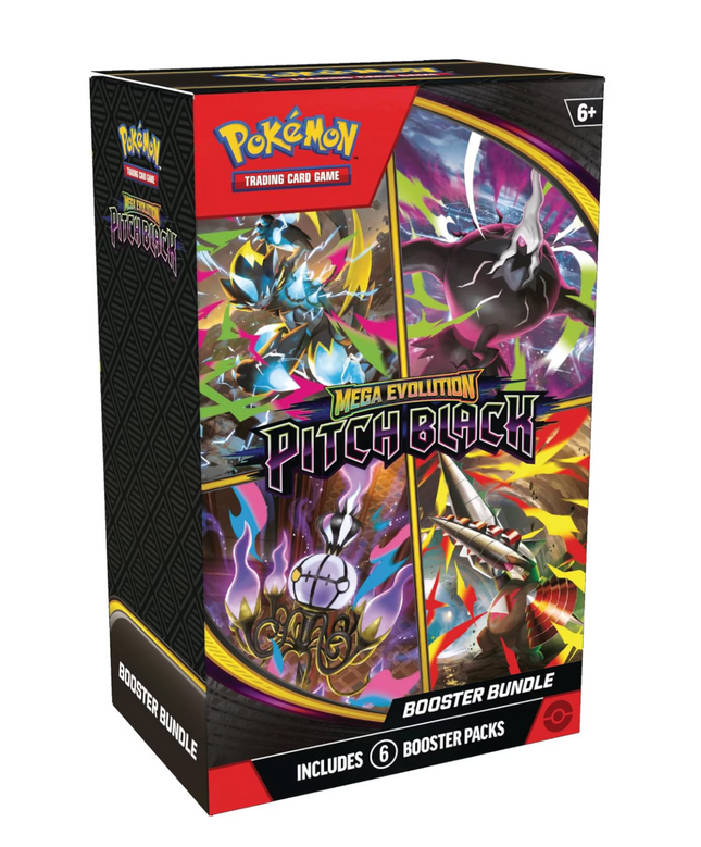 PRE-ORDER – Pokémon Mega Evolution Pitch Black Booster Bundle