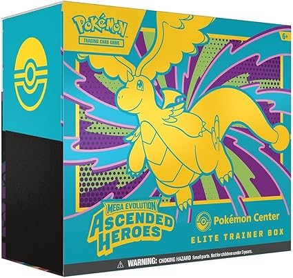 Pokémon Mega Evolution Ascended Heroes Pokémon Center Elite Trainer Box
