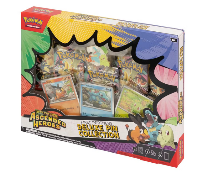 Pokémon Mega Evolution Ascended Heroes Deluxe Pin Collection Box