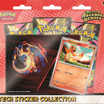 Pokémon Mega Evolution Ascended Sticker Collection (Random Artwork)