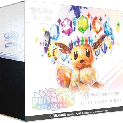 Pokémon Prismatic Evolutions Pokémon Center Elite Trainer Box