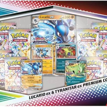 Prismatic Lucario ex & Tyranitar ex Premium Collection