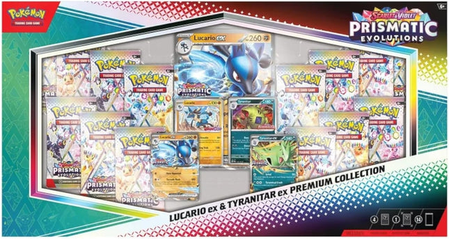 Prismatic Lucario ex & Tyranitar ex Premium Collection