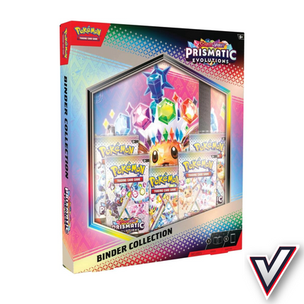 Pokémon Prismatic Evolutions Binder Collection sealed 1 box with 5 packs
