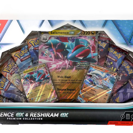 Pokémon Salamence ex & Reshiram ex Premium Collection Box