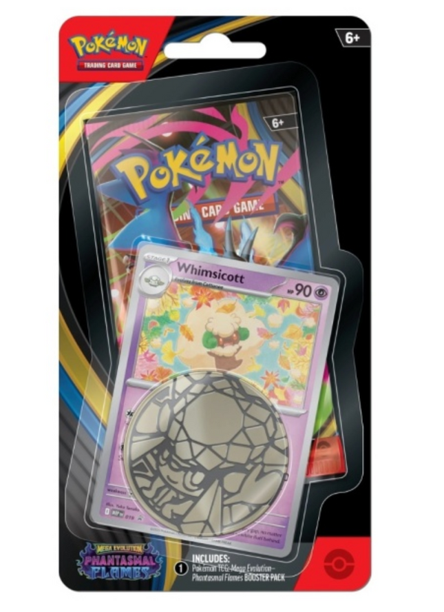 Pokémon Mega Evolution Phantasmal Flames Checklane Blister