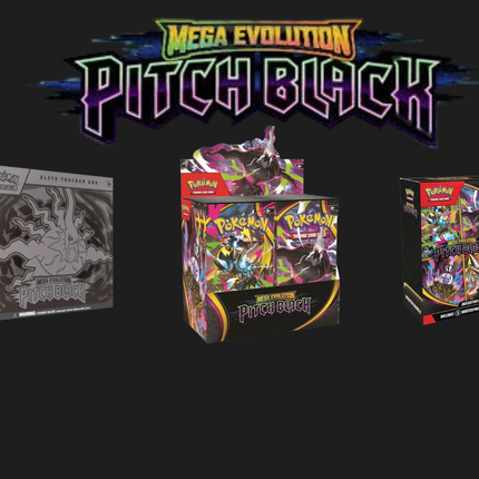 PRE-ORDER – Pokémon Mega Evolution Pitch Black Vaulted Bundle Special