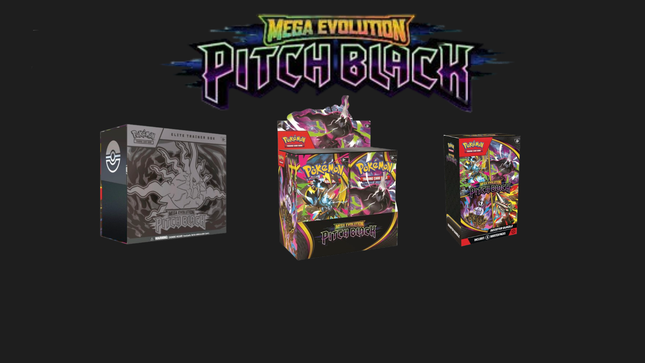 PRE-ORDER – Pokémon Mega Evolution Pitch Black Vaulted Bundle Special