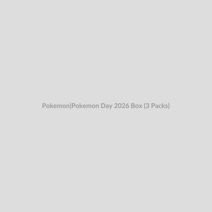Pokemon Day 2026 Box (3 Packs) (sealed) - Vaulted Card Club